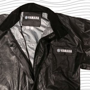 Yamaha Long Outdoor Rain Jacket w Cinched Waist